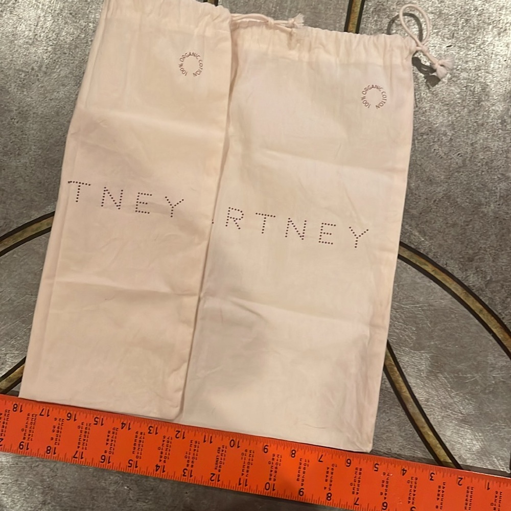 NWOT 15x19” STELLAMcCARTNEY Dust Bag, Cream - Picture 3 of 3